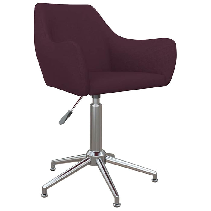 Scaun de bucătărie pivotant, violet, material textil WALTI
