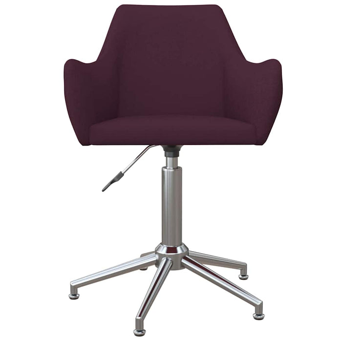 Scaun de bucătărie pivotant, violet, material textil WALTI
