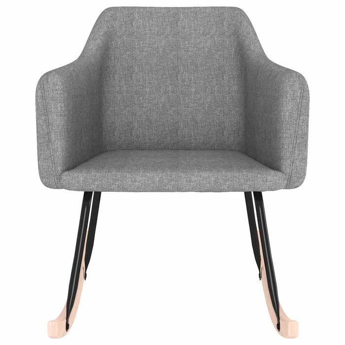 Scaun balansoar, gri deschis, material textil WALTI
