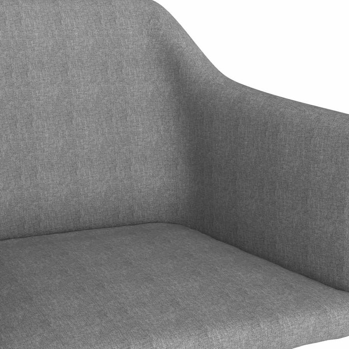 Scaun balansoar, gri deschis, material textil WALTI