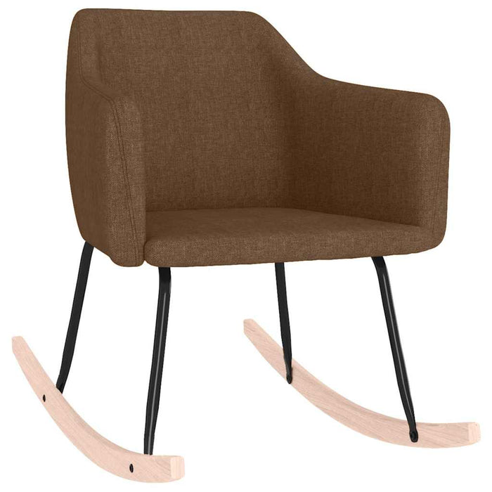 Scaun balansoar, maro, material textil WALTI