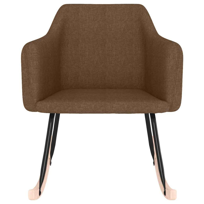 Scaun balansoar, maro, material textil WALTI