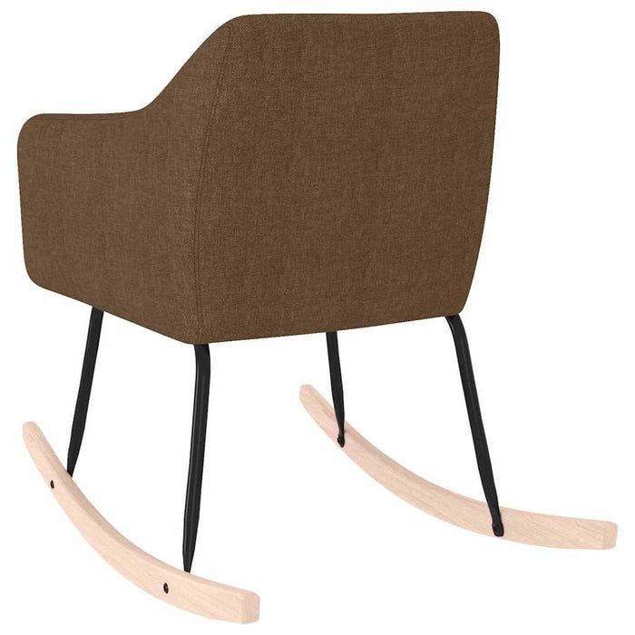 Scaun balansoar, maro, material textil WALTI