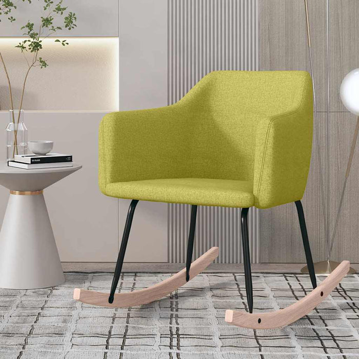 Scaun balansoar, verde, material textil WALTI