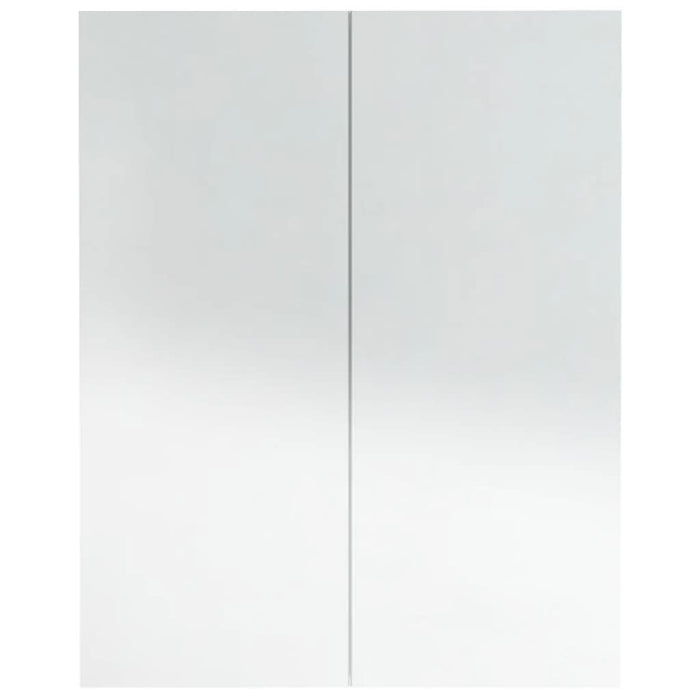 Dulap de baie cu oglindă, alb strălucitor, 60x15x75 cm, MDF - WALTI WALTI