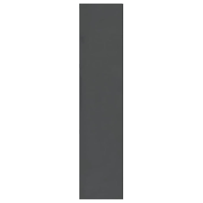 Dulap de baie cu oglindă, gri strălucitor, 60x15x75 cm, MDF - WALTI WALTI