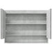 Dulap de baie cu oglindă, gri beton, 80x15x60 cm, MDF - WALTI WALTI