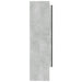 Dulap de baie cu oglindă, gri beton, 80x15x60 cm, MDF - WALTI WALTI