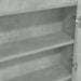 Dulap de baie cu oglindă, gri beton, 80x15x60 cm, MDF - WALTI WALTI