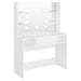 Masă de machiaj cu lumini LED, alb, 100x40x135 cm, MDF - WALTI WALTI