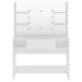 Masă de machiaj cu lumini LED, alb, 100x40x135 cm, MDF - WALTI WALTI