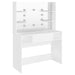 Masă de machiaj cu lumini LED, alb, 100x40x135 cm, MDF - WALTI WALTI