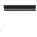 Copertină retractabilă automat, antracit, 300x250 cm - WALTI WALTI