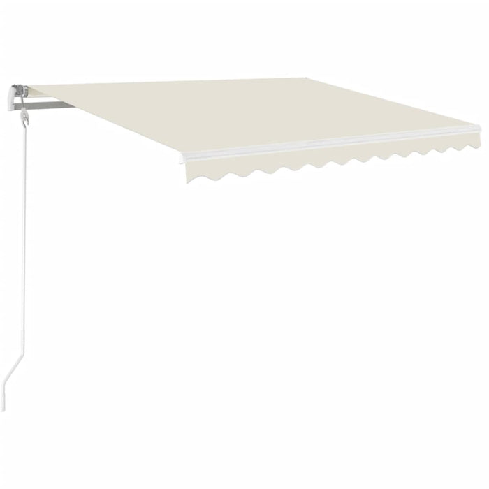 Copertină retractabilă manual, crem, 350x250 cm - WALTI WALTI