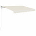 Copertină retractabilă manual, crem, 350x250 cm - WALTI WALTI