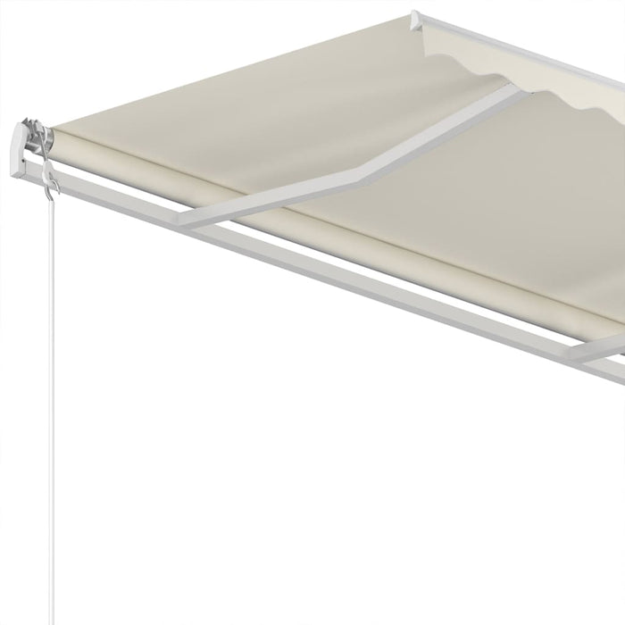 Copertină retractabilă manual, crem, 350x250 cm - WALTI WALTI