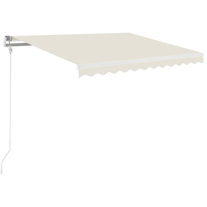 Copertină retractabilă automat, crem, 350x250 cm WALTI