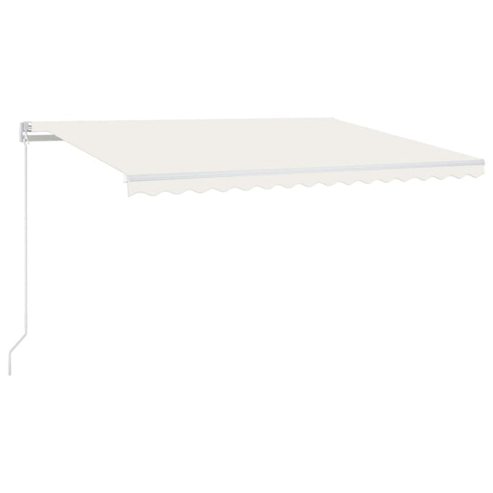 Copertină retractabilă manual, crem, 400x300 cm - WALTI WALTI