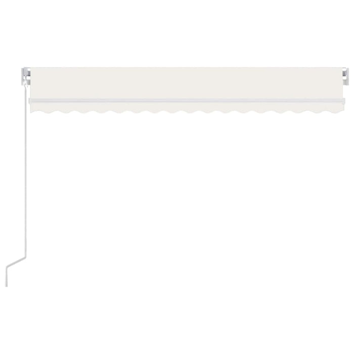 Copertină retractabilă manual, crem, 450x300 cm - WALTI WALTI