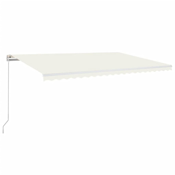 Copertină retractabilă manual, crem, 500x300 cm - WALTI WALTI