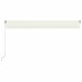 Copertină retractabilă manual cu LED, crem, 500x300 cm - WALTI WALTI