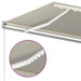 Copertină retractabilă manual cu LED, crem, 500x300 cm - WALTI WALTI