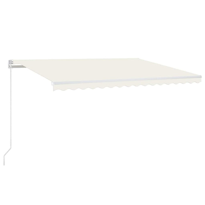 Copertină retractabilă manual, crem, 400x350 cm - WALTI WALTI