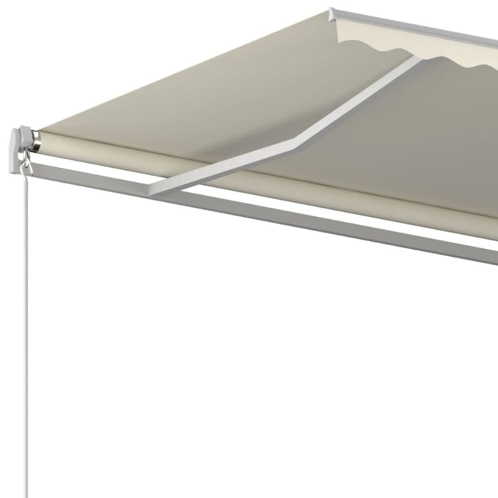 Copertină retractabilă manual, crem, 400x350 cm - WALTI WALTI