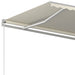Copertină retractabilă manual, crem, 400x350 cm - WALTI WALTI