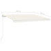 Copertină retractabilă manual, crem, 400x350 cm - WALTI WALTI