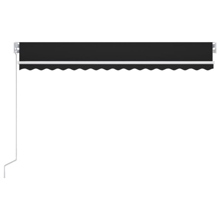 Copertină retractabilă manual, antracit, 400x350 cm - WALTI WALTI