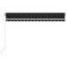 Copertină retractabilă manual cu LED, antracit, 400x350 cm - WALTI WALTI