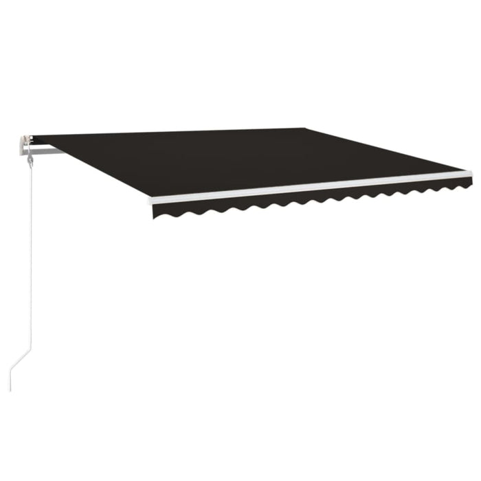 Copertină retractabilă automat, antracit, 400x350 cm - WALTI WALTI