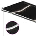 Copertină automată cu senzor vânt & LED, antracit, 400x350 cm - WALTI WALTI
