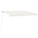 Copertină retractabilă manual, crem, 450x350 cm - WALTI WALTI