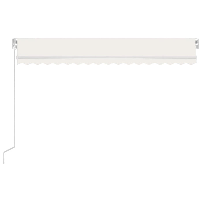 Copertină retractabilă manual, crem, 450x350 cm - WALTI WALTI