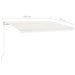 Copertină retractabilă manual, crem, 450x350 cm - WALTI WALTI