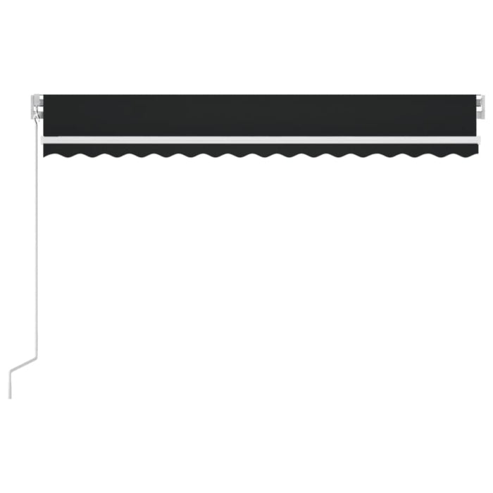 Copertină retractabilă manual, antracit, 450x350 cm - WALTI WALTI
