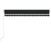 Copertină retractabilă manual, antracit, 450x350 cm - WALTI WALTI