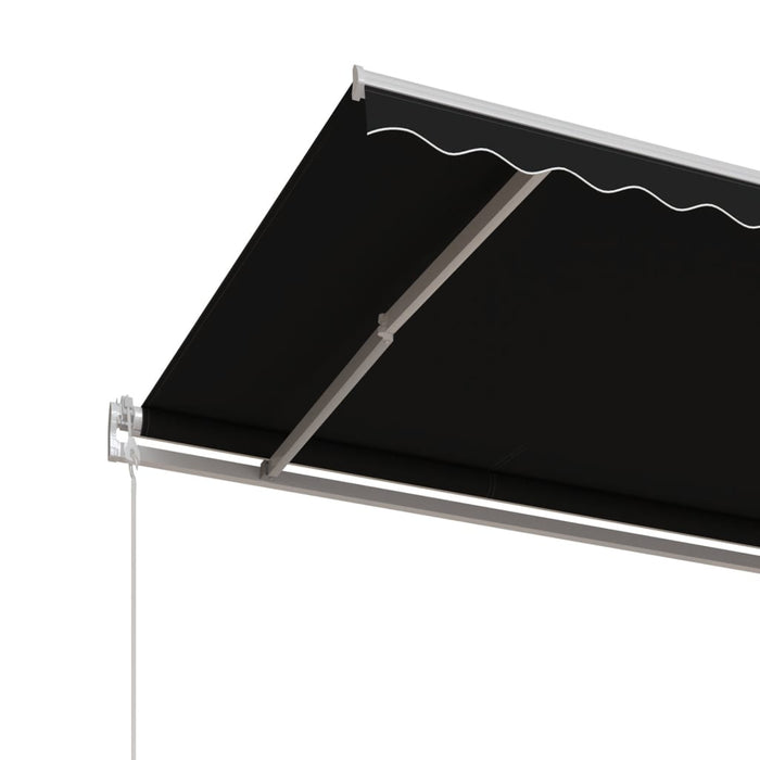 Copertină retractabilă automat, antracit, 450x350 cm - WALTI WALTI