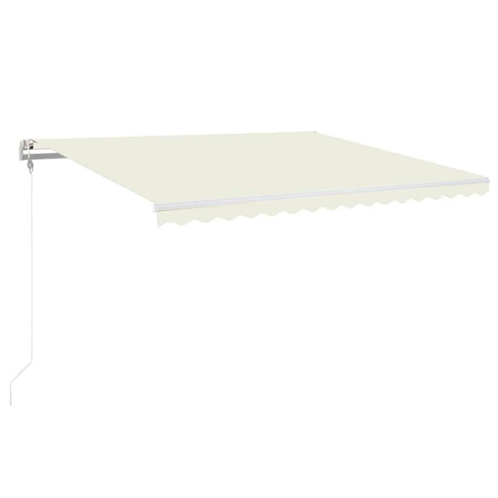 Copertină automată cu LED & senzor vânt, crem, 450x350 cm WALTI