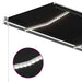 Copertină automată cu LED & senzor vânt, antracit, 450x350 cm - WALTI WALTI