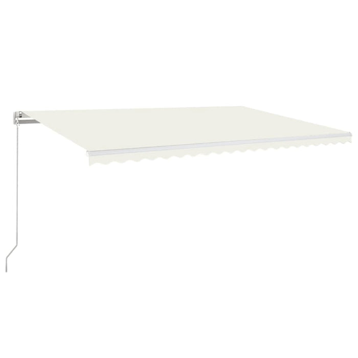 Copertină retractabilă manual, crem, 500x350 cm - WALTI WALTI