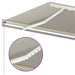 Copertină retractabilă manual cu LED, crem, 500x350 cm - WALTI WALTI