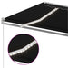 Copertină retractabilă manual cu LED, antracit, 500x350 cm - WALTI WALTI