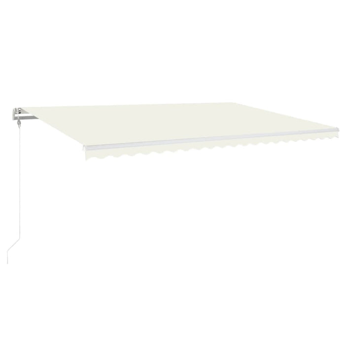 Copertină retractabilă automat, crem, 500x350 cm - WALTI WALTI