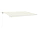 Copertină retractabilă automat, crem, 500x350 cm - WALTI WALTI