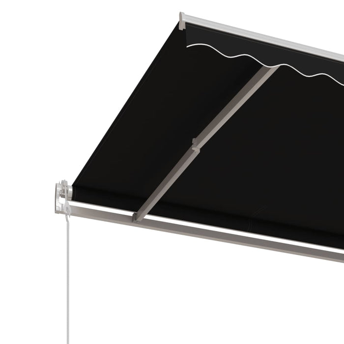 Copertină retractabilă automat, antracit, 500x350 cm - WALTI WALTI