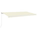 Copertină retractabilă manual, crem, 600x350 cm - WALTI WALTI