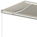 Copertină retractabilă manual, crem, 600x350 cm - WALTI WALTI